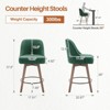 Bekrvio 26'' Counter Height Bar Stools, Linen Fabric - 2 of 4