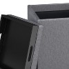 CAVINAS Linen Storage Ottoman Bench with Flip Over Serving Tray,Upholstered Storage Ottoman,Storage Benches for Living Room,Bedroom - 4 of 4