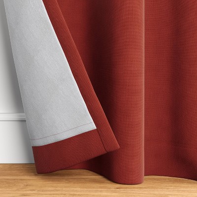 Blackout Velvet Window Curtain Panel - Threshold - Picture 4 of 14