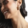 SOHI Women's Crystal Swirl Stud Earrings - 4 of 4