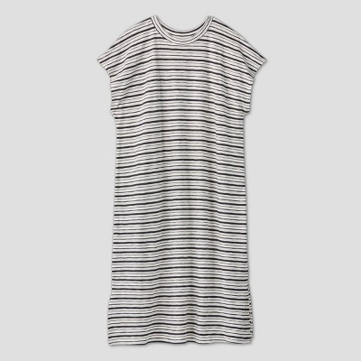 target black and white striped dress