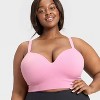 Women's Seamless Medium Support Longline Sports Bra - All In Motion™ - 3 of 4