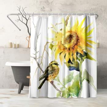 Park Designs Sunflower Check Shower Curtain 72 : Target