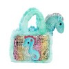 Aurora Small Seahorse Fancy Pals Fashionable Stuffed Animal Multicolor 7" - 3 of 4