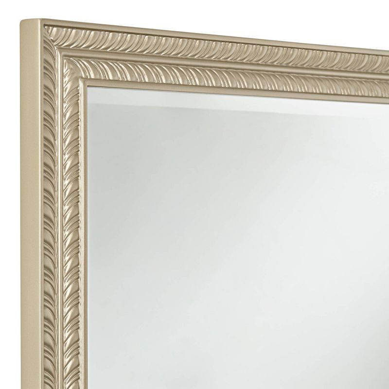Noble Park Shaina Rectangular Vanity Decorative Wall Mirror Modern Champagne Gold Wood Frame 24" Wide Bathroom Bedroom Living Home, 3 of 10