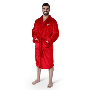 Detroit Red Wings NHL L/XL Silk Touch Bathrobe 26x47 Inches - 1 of 4