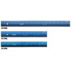 Victor Easy Read™ Ruler, Stainless Steel, Blue/Black, 18", Pack of 3 - image 4 of 4