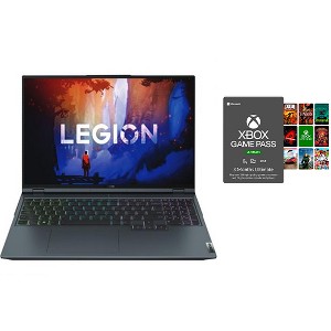 Lenovo Legion 5 Pro 16" QHD Gaming Laptop 165Hz AMD Ryzen 7-6800H 16GB RAM 1TB SSD RTX 3070 Ti 8GB GDDR6 Storm Grey - 1 of 4