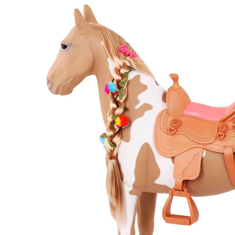 Our Generation Palomino Hair Play Horse Accessory Set for 18&#34; Dolls, 5 of 8