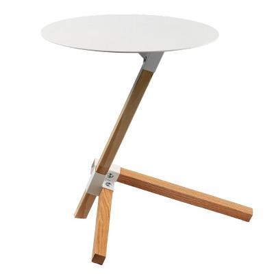 target white accent table