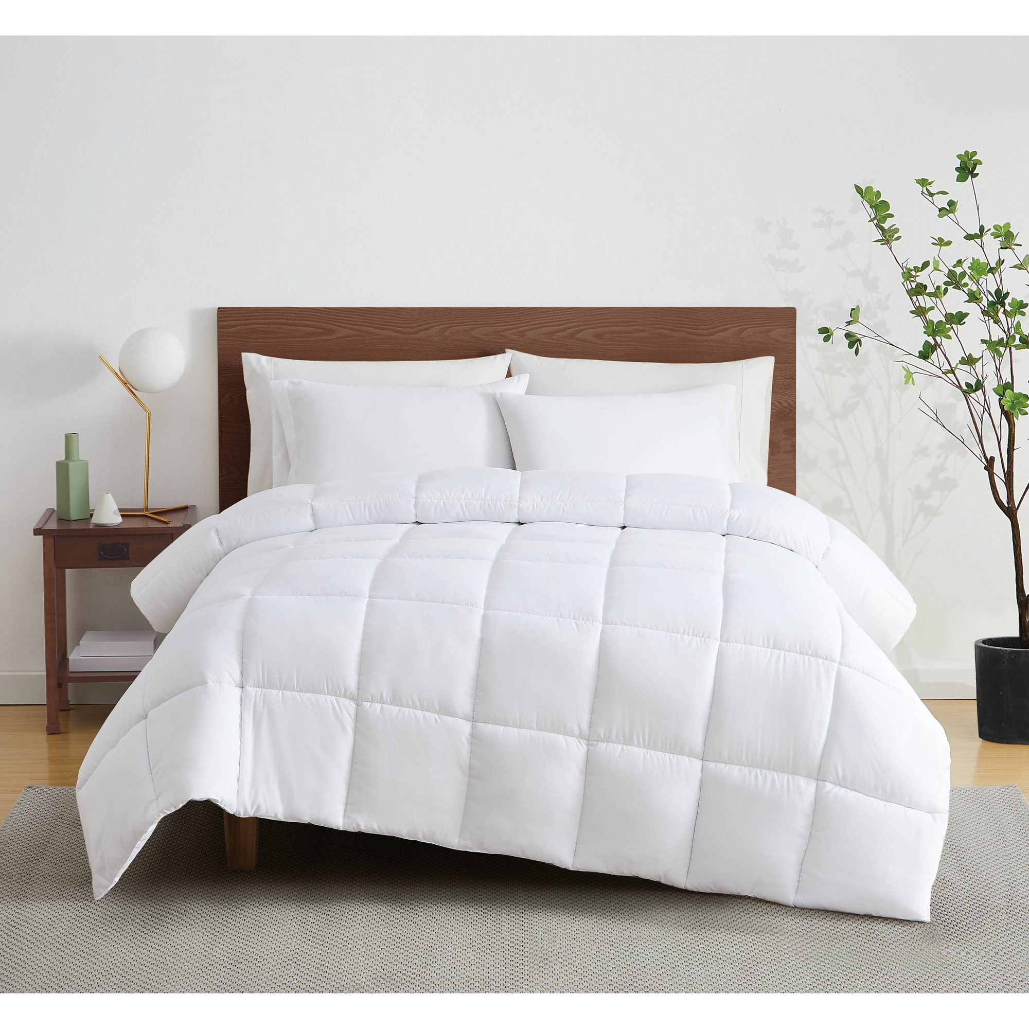 Cannon Full/Queen Heritage Down Alternative Comforter: Microfiber, Machine Washable, Tumble Dry, Non-Woven Fabric
