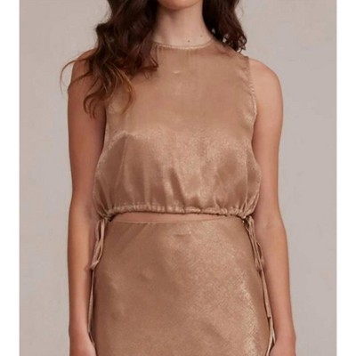Women's Thora Shimmery Tie Top - LUCY PARIS