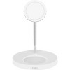Belkin BOOST↑CHARGE PRO 2 in 1 w/MagSafe Wireless Charger Stand - White (WIZ010TTWH-TL) - 3 of 4