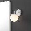 JONATHAN Y Louis Parisian Globe Metal/Frosted Glass Modern Contemporary LED Vanity Light - 2 of 4