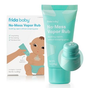 Frida Baby No-Mess Vapor Rub for Chest, Neck, and Back - Soothing Eucalyptus & Lavender - 1 of 4