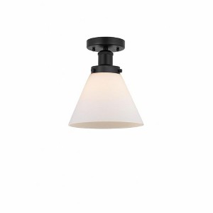 Cone - 1 Light Semi-Flush Mount In Industrial Style-9.75 Inches Tall and 7.75 Inches Wide - 1 of 1