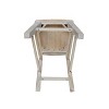 International Concepts Canyon Collection Solid Back Bar Height Stool - 30" Seat Height - 4 of 4