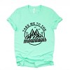 Simply Sage Market Take Me To The Mountains Circle Short Sleeve Tee - S - Mint - 2 of 4