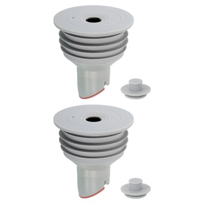 Unique Bargains Silicone Anti-Odor Ring Washing Machine Sealing Drain Stoppers 2 Pcs
