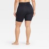 Women's Contour Curvy High-Rise Shorts 7" - All in Motion™ Black - image 4 of 4