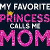 Men's Design By Humans My Favorite Princess Calls Me Mom Crown By MeowShop Tank Top - 2 of 2
