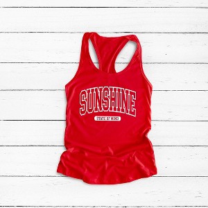 Simply Sage Market Women's Varsity Sunshine State of Mind Racerback Graphic Tank - 1 of 3