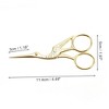 Unique Bargains Women Big Crane Scissors Facial Hair Scissors 1 Pc - 2 of 3