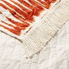 Printed with Fringe Groove Print Quilt White/Burnt Orange - Opalhouse™ designed with Jungalow™ - image 4 of 4