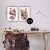 Stupell Industries Modern Tropical Flamingos Black Framed Giclee Art (Set of 2) - 3 of 4