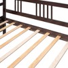 PAGED Twin Daybed Modern Wooden Bed Frame Simple Sofa Bed with 3 Storage Drawers and Trundle for Bedroom, Living - 4 of 4