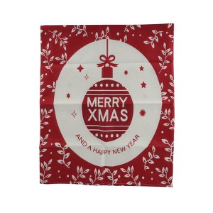 Unique Bargains Dining Chair Slipcovers Linen Red 22.83" x 19.29" 1Pcs - 1 of 4