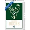 Trends International NBA Milwaukee Bucks - Logo 21 Framed Wall Poster Prints - 3 of 4