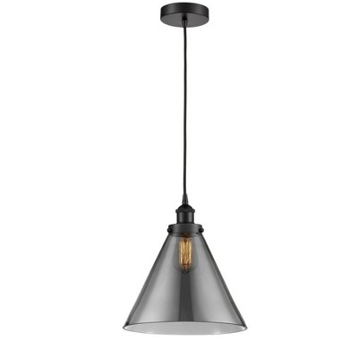 Cone - 1 Light Mini Pendant In Industrial Style-14.75 Inches Tall and 12 Inches Wide