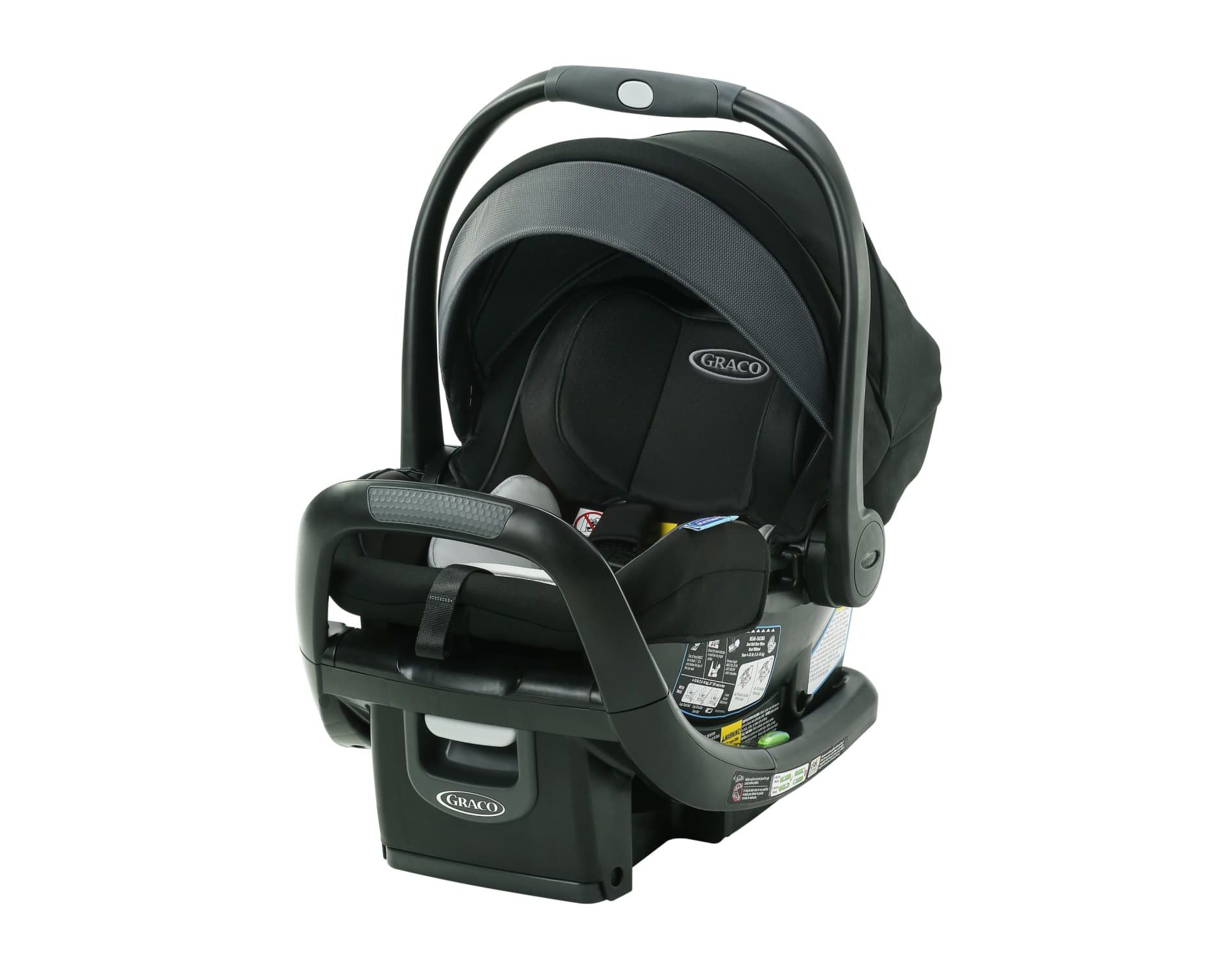 Graco SnugRide SnugFit 35 DLX Infant Car Seat with Anti-Rebound Bar - Spencer: LATCH Compatible, No-Rethread Harness, Machine Washable Seat Pad