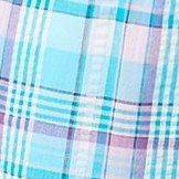 paradise blue plaid