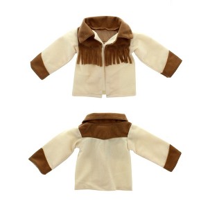 Pink Butterfly Closet Doll Clothes - Beautiful Cowboy Jacket - Sweater Fits American Girl Doll My Life Doll Our Generation and 18 inch dolls … - 1 of 1