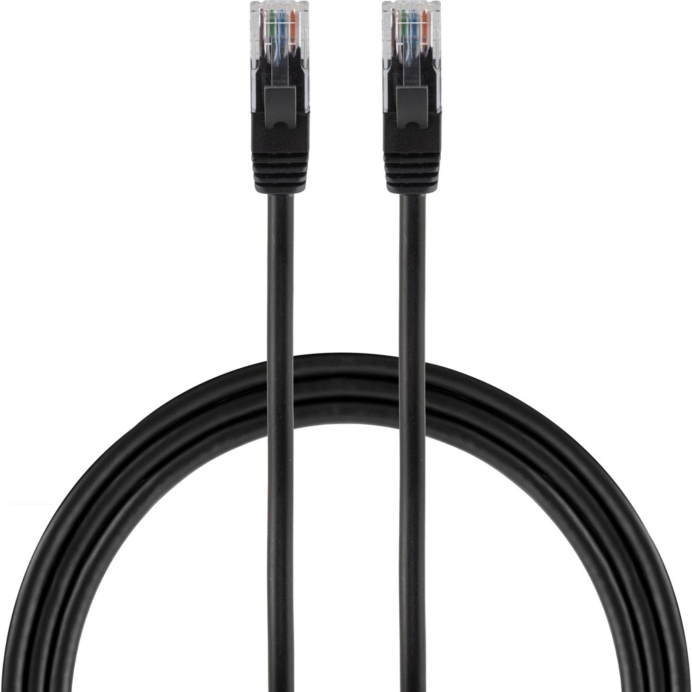 Photos - Ethernet Cable Philips 7' Cat6  - Black 