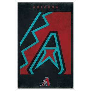 Trends International MLB Arizona Diamondbacks - Logo 25 Framed Wall Poster Prints - 1 of 4