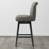 Spruce&Spring Upholstered 26-inch Counter Height Swivel Barstool - 4 of 4