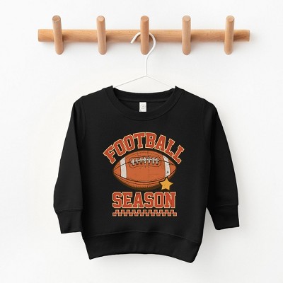 The Juniper Shop Football Season Star Toddler Graphic Sweatshirt
