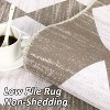 Washable Runner Rug, Modern Checkered Entryway Kitchen Rug Low Pile Soft Trellis Bathroom Carpet Front Door Mat - 4 of 4