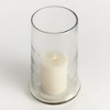 Plum & Post Gabriel Hurricane Medium - Tapered Clear Glass Candle Holder - 2 of 4