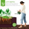 Best Choice Products 6x3x2ft Outdoor Metal Raised Garden Bed, Planter Box for Vegetables, Flowers, Herbs - 2 of 4