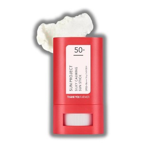 Thank You Farmer Sun Project Silky Calming Sun Stick SPF50+ PA++++ | Calming, soothing, and smoothening skin finish - (0.49 oz) - 1 of 3