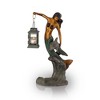 SPI Home Mermaid Lantern – 20.5” Tall Metal Coastal Candleholder, Freestanding Nautical Accent for Patio, Garden, or Entryway - 2 of 3