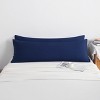 2 Pack Brushed Microfiber Body Pillowcases, Super Soft Body Pillow Cover with Envelope Closure - NTBAY - 4 of 4