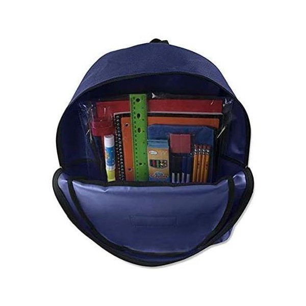 Lote de 24 mochilas Trail maker con útiles escolares para niños - Mochila de 19 pulgadas al por mayor y kits de útiles escolares (colores para niño) 3
