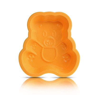 INNOKA Silicone Mini Teddy Bear Cake Baking Mold, Food Grade Moulds for Cookies, Chocolates, Jelly