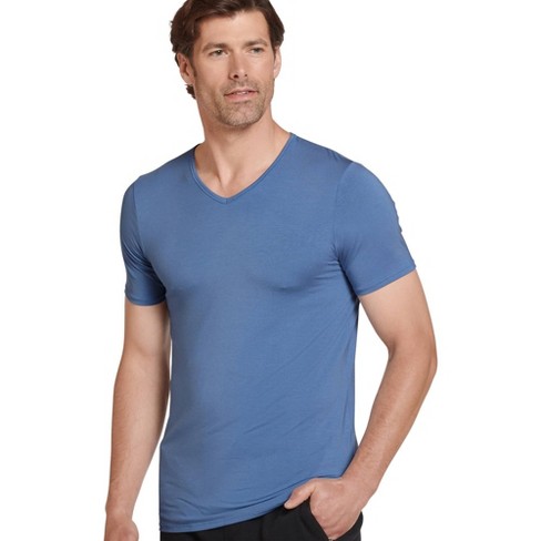 Jockey Men's Active Ultra Soft Modal V-neck T-shirt S Winter Blue : Target