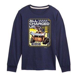 Boys' - Disney - All Charged Up Long Sleeve Graphic T-Shirt - 1 of 4